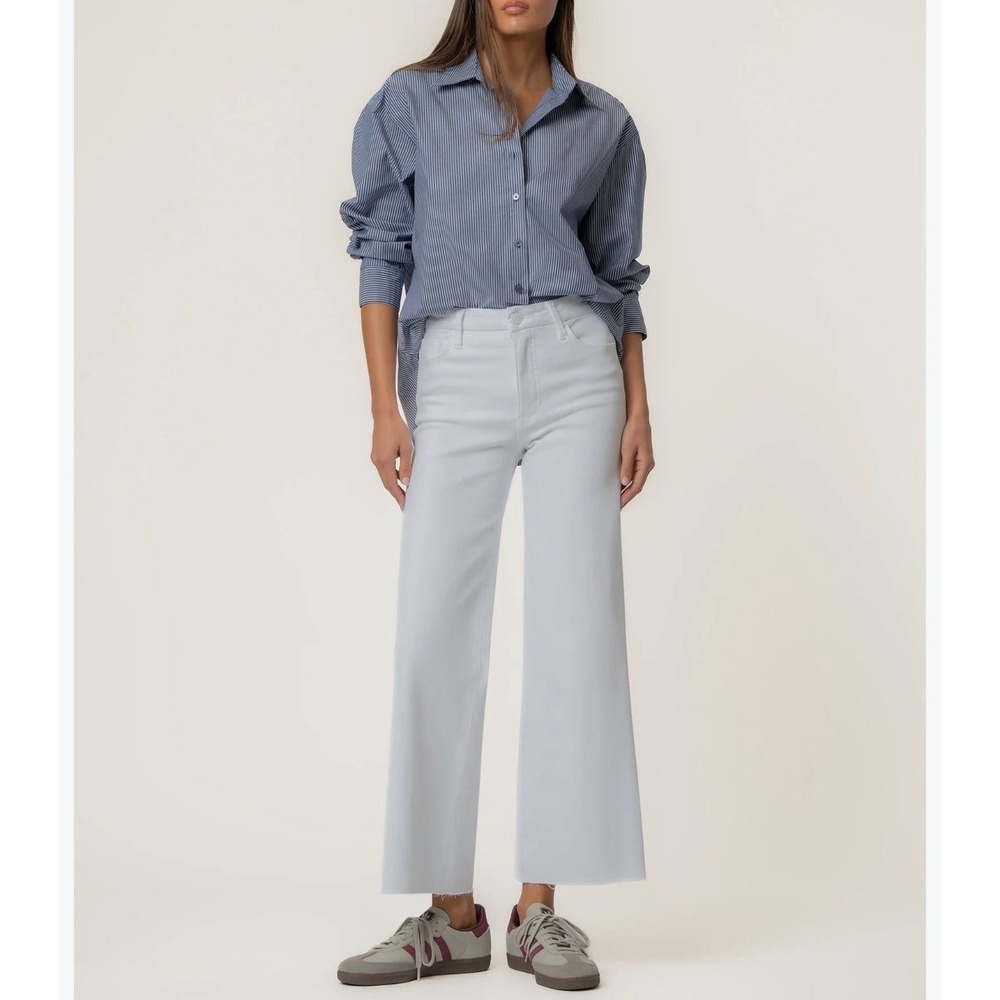 KUT from the Kloth Women Cream Wide Leg Pants  Size 12